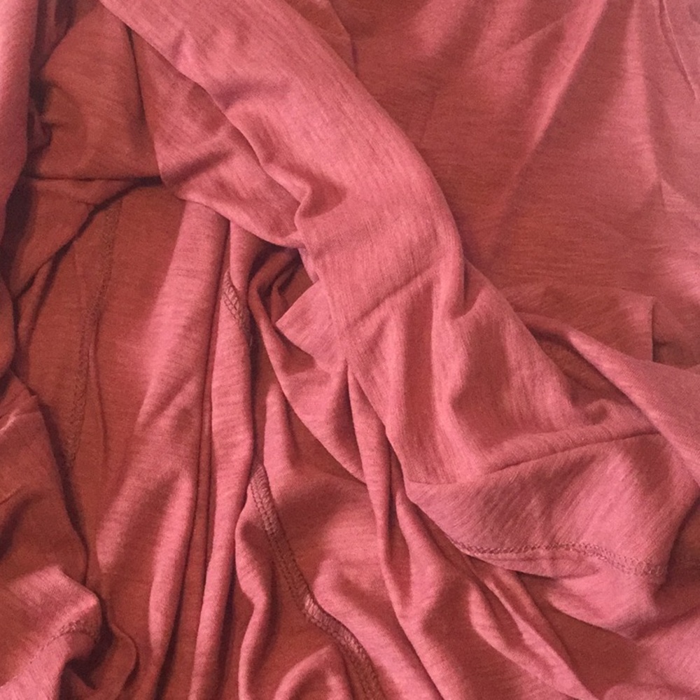 💜COMFY BERRY COLOR HIGH LOW JERSEY TANK DRESS - Picture 6 of 8